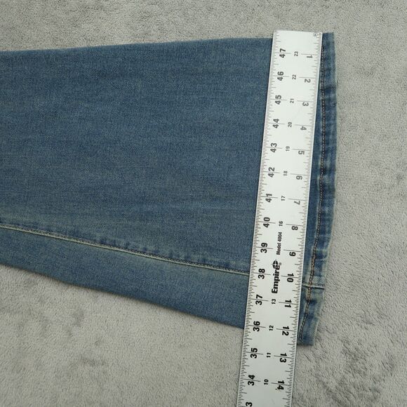 Rewash Jeans Women's Size 16 Blue High-Rise Flare Denim Pants 32" Inseam Stretch - Picture 5 of 16